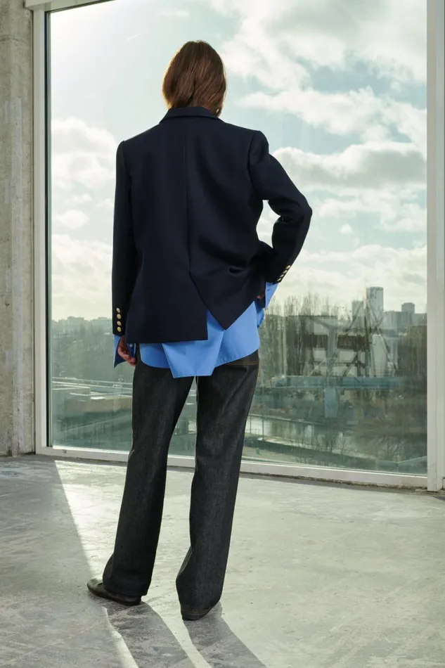 Women JACKET KENT Navy Soeur Jackets and Coats Women JACKET KENT Navy Soeur Jackets and Coats