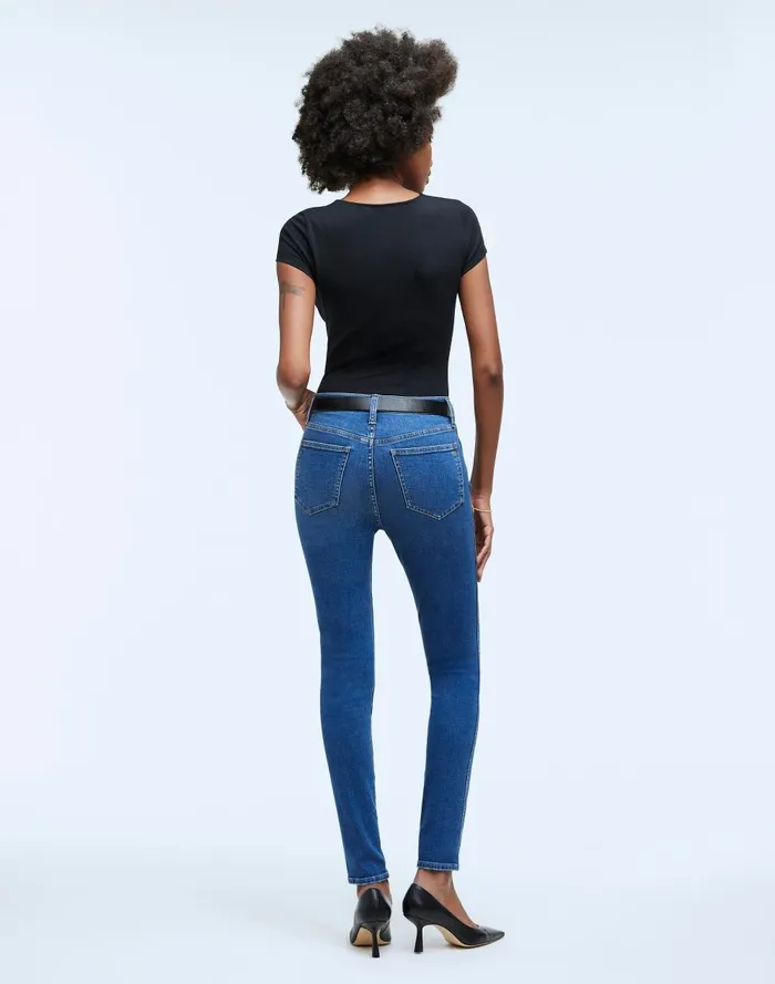 Women Jeans Madewell 10034 HighRise Roadtripper Authentic Skinny Jeans In Faulkner Wash