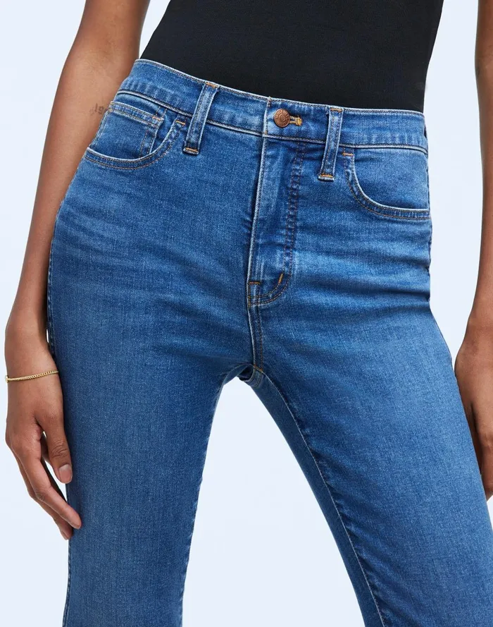 Women Jeans Madewell 10034 HighRise Roadtripper Authentic Skinny Jeans In Faulkner Wash
