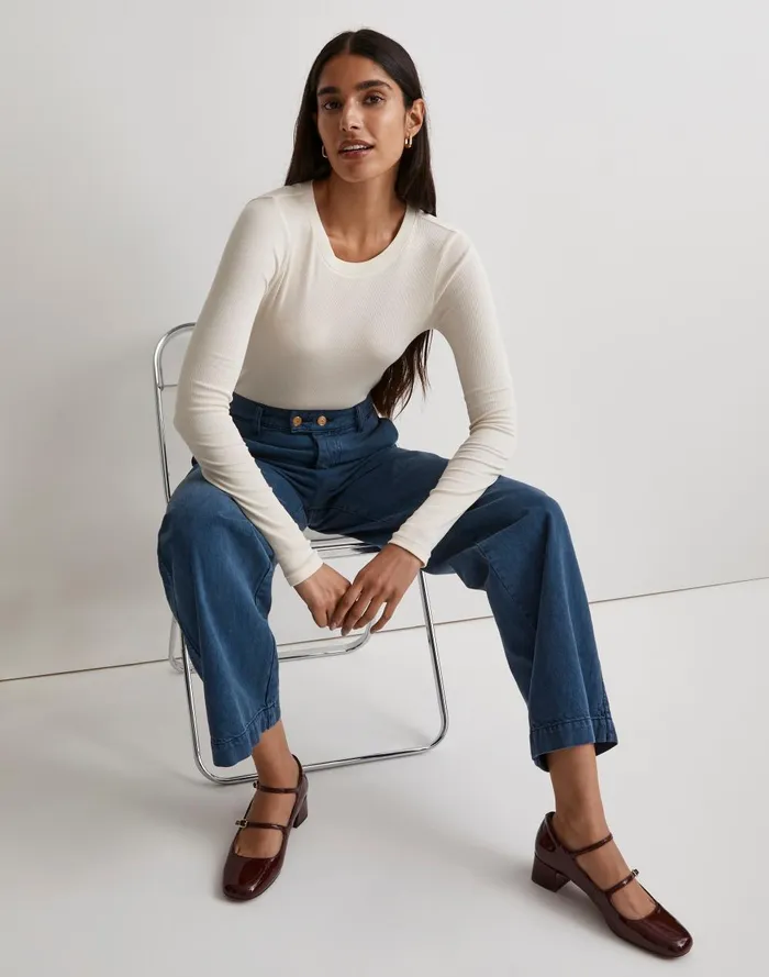 Women Jeans Madewell B Sides Cargo Chino Pants