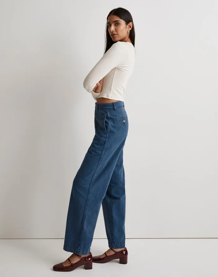 Women Jeans Madewell B Sides Cargo Chino Pants