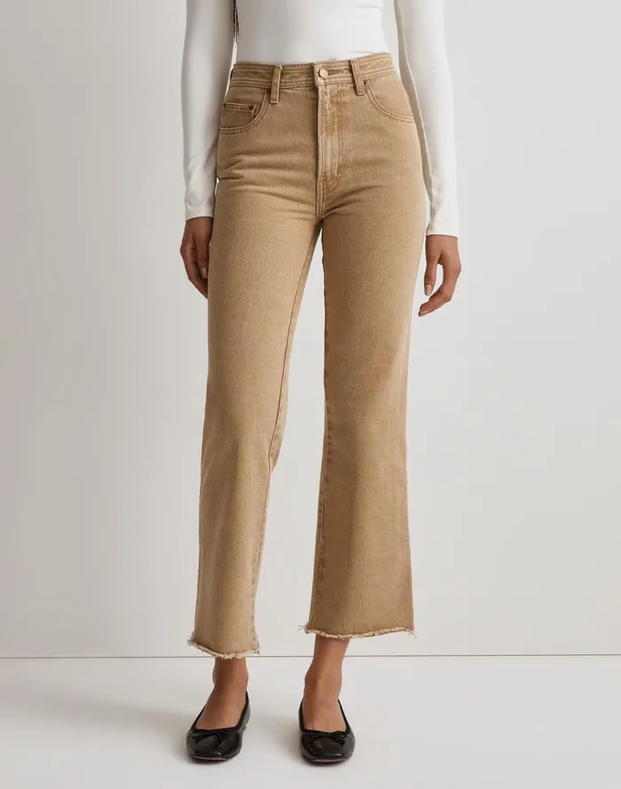Women Jeans Madewell B Sides Eshel Kick Flare Jeans