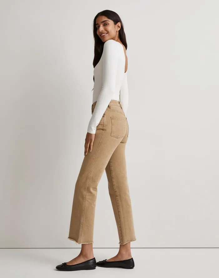 Women Jeans Madewell B Sides Eshel Kick Flare Jeans