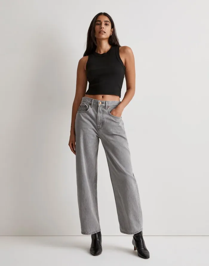 Women Jeans Madewell B Sides Leroy Jeans