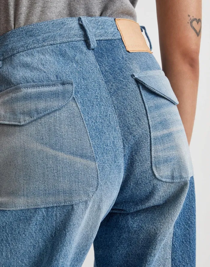 Women Jeans Madewell B Sides Reworked Trouser Jeans