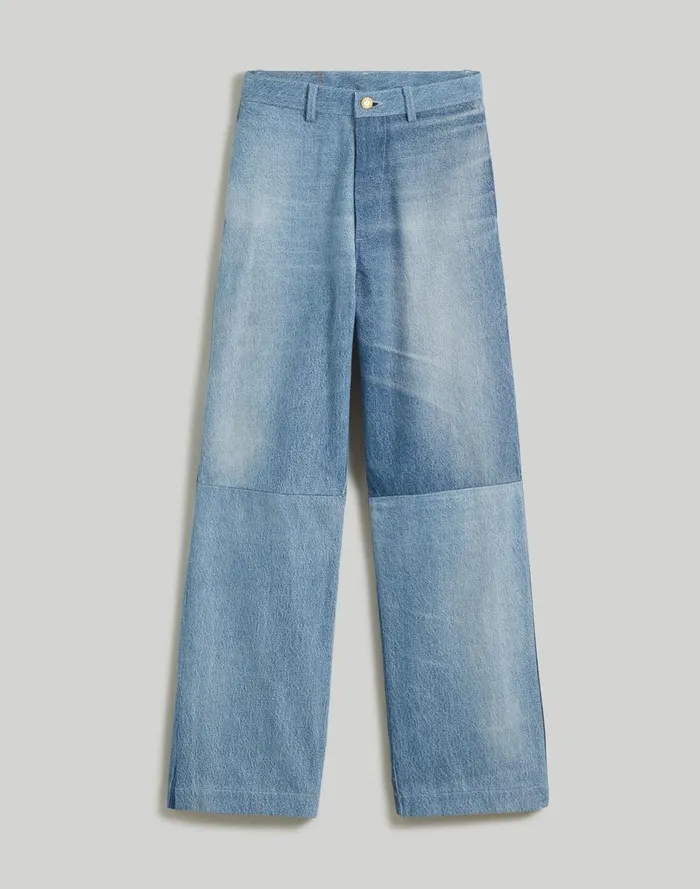 Women Jeans Madewell B Sides Reworked Trouser Jeans