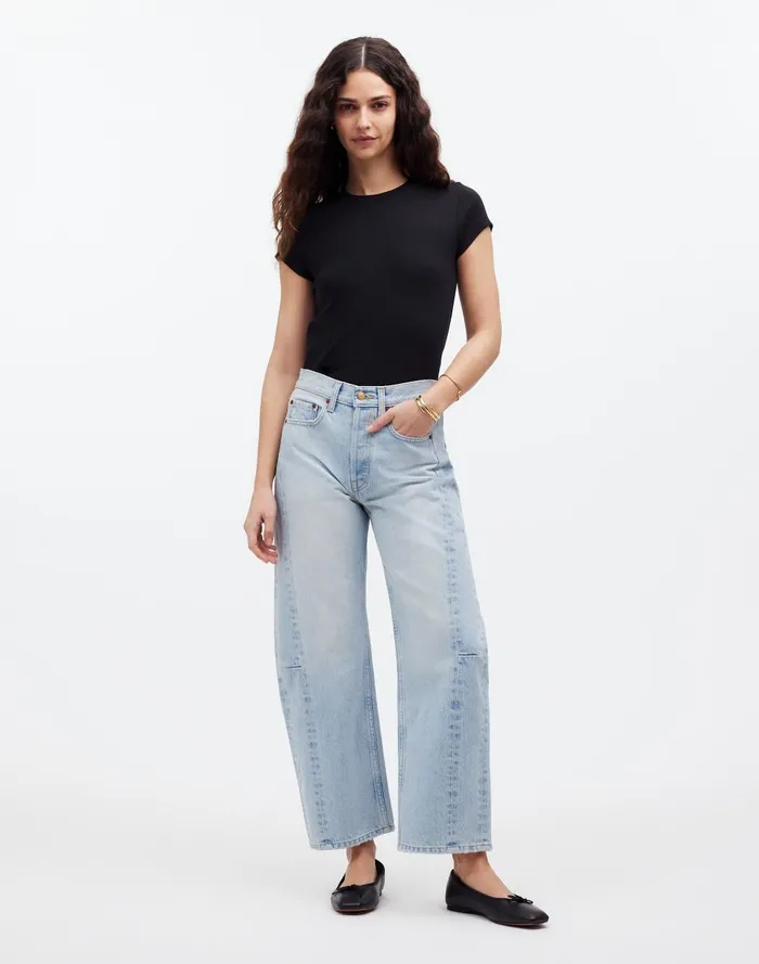 Women Jeans Madewell B Sides Slim Lasso Jeans