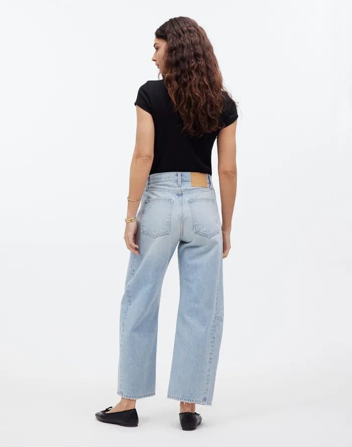 Women Jeans Madewell B Sides Slim Lasso Jeans