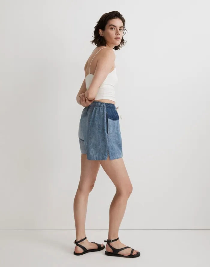 Women Jeans Madewell B Sides Vintage Reworked Meyer Cinch Shorts