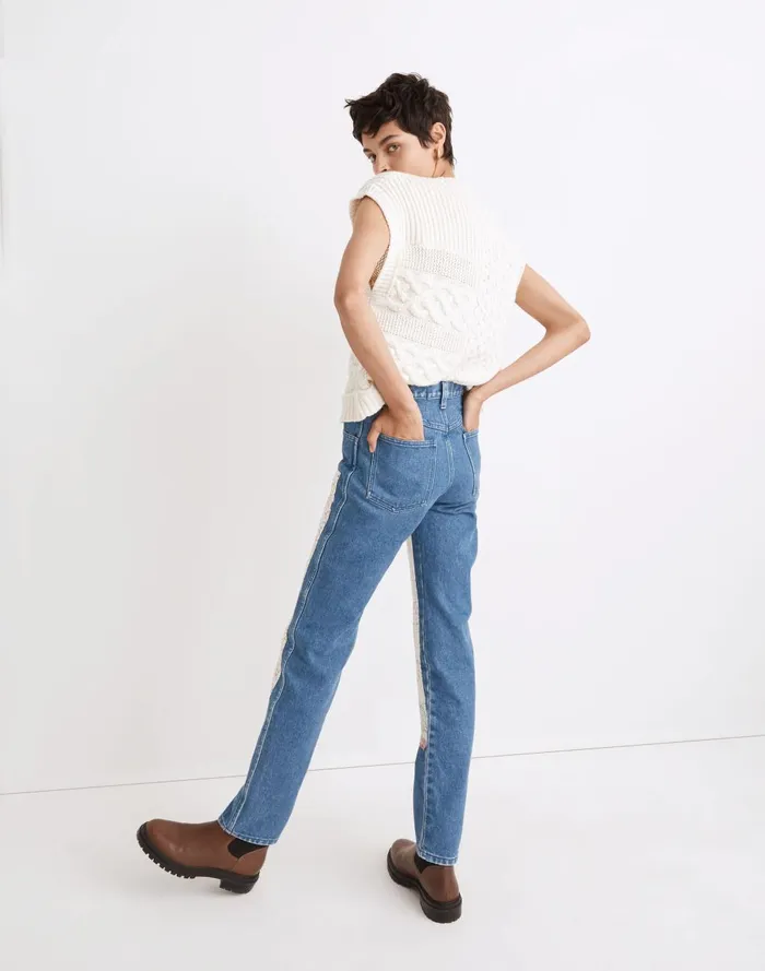 Women Jeans Madewell Carleen Patchwork Jeans