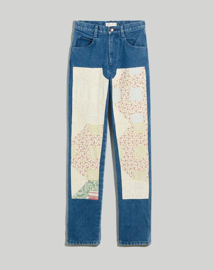 Women Jeans Madewell Carleen Patchwork Jeans
