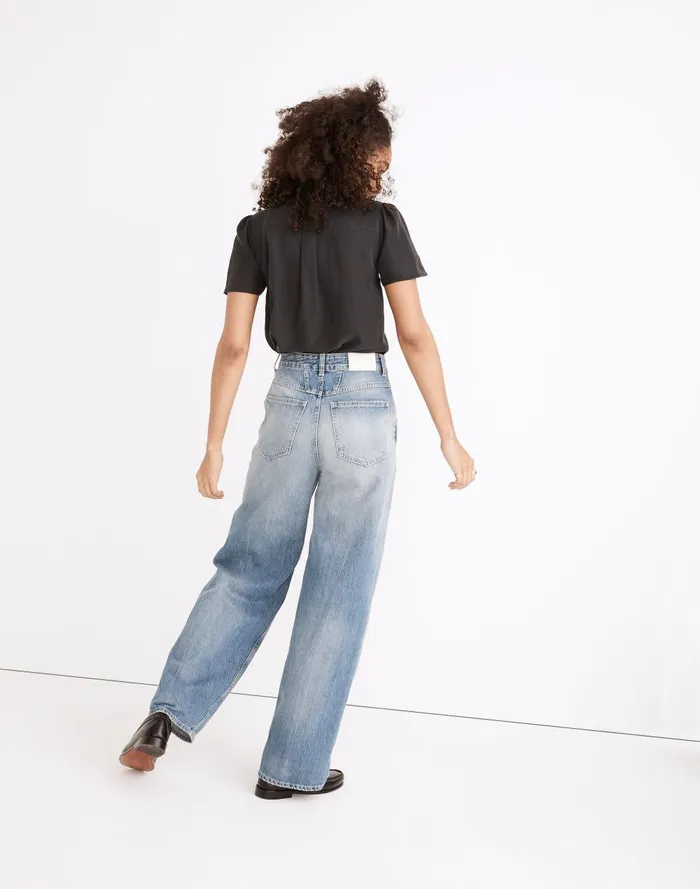 Women Jeans Madewell Closed Edison Jeans In Mid Blue Vintage Wash