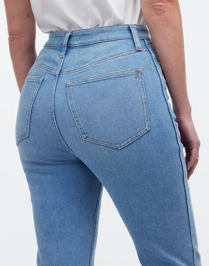Women Jeans Madewell Curvy HighRise Stovepipe Jeans In Carey Wash