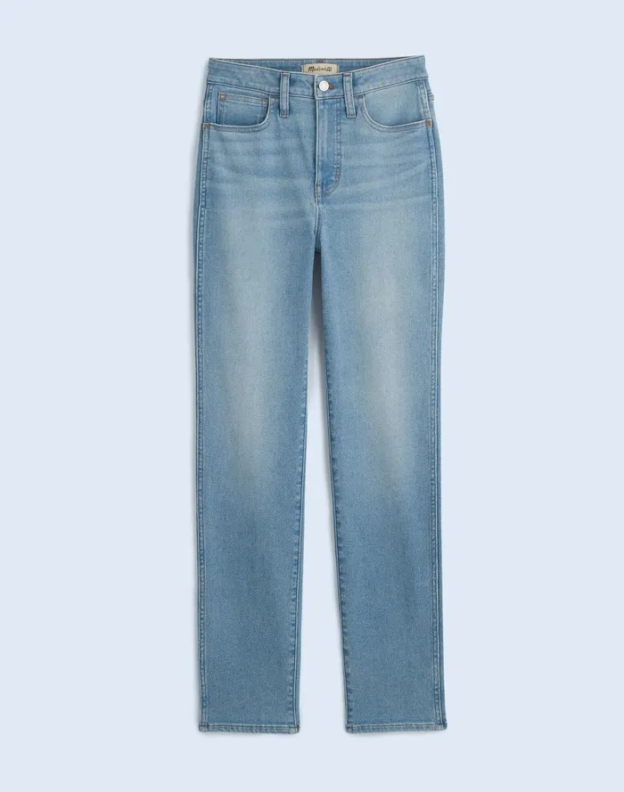 Women Jeans Madewell Curvy HighRise Stovepipe Jeans In Carey Wash