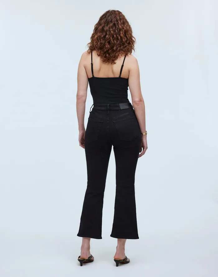 Women Jeans Madewell Curvy Kick Out Crop Jean