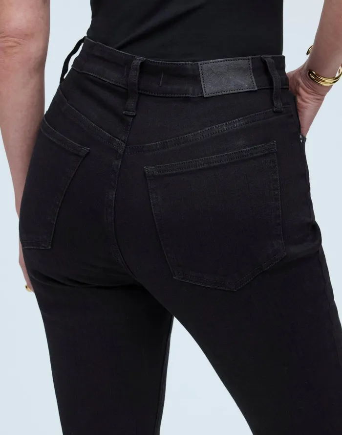 Women Jeans Madewell Curvy Kick Out Crop Jean