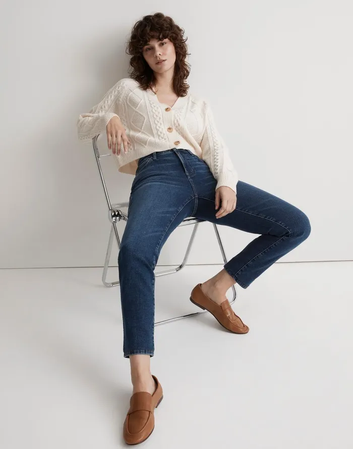 Women Jeans Madewell Curvy Stovepipe Jeans