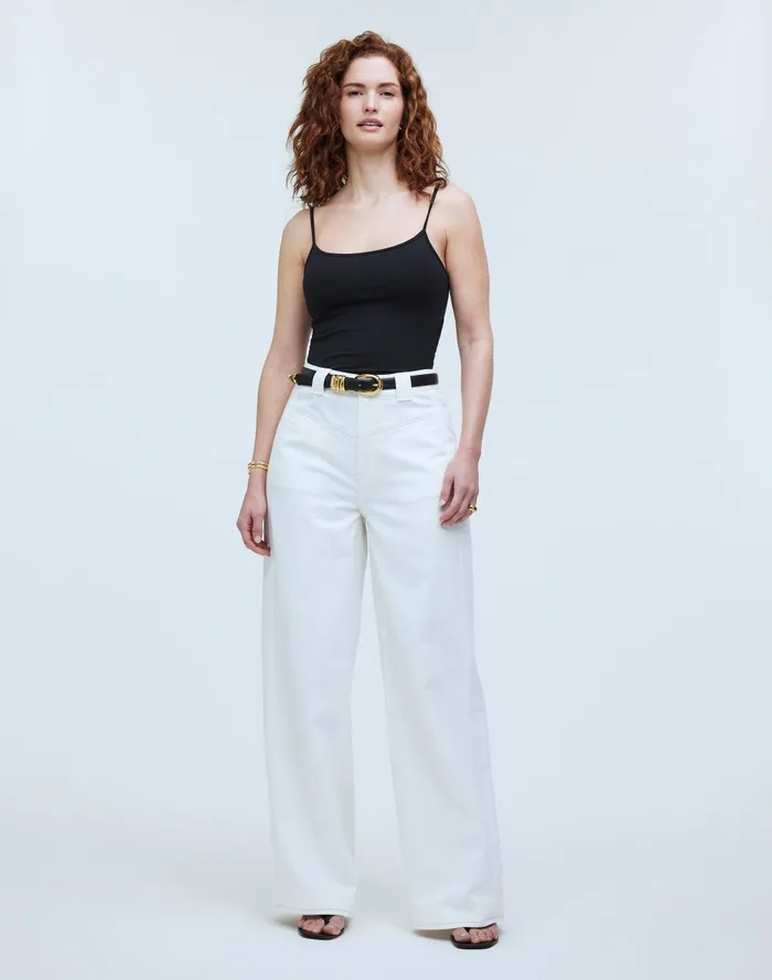 Women Jeans Madewell Curvy SuperwideLeg Jean