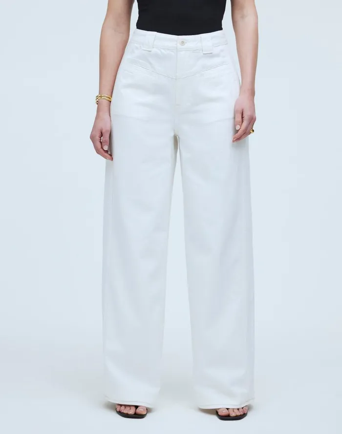 Women Jeans Madewell Curvy SuperwideLeg Jean