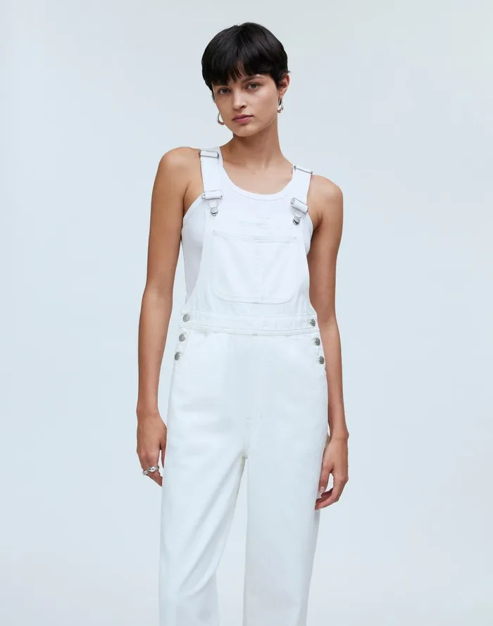 Women Jeans Madewell Denim Oversized Carpenter Overalls