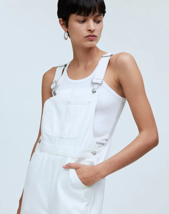 Women Jeans Madewell Denim Oversized Carpenter Overalls