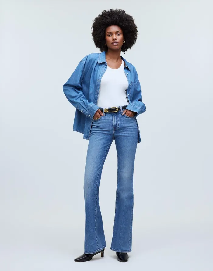 Women Jeans Madewell Flea Market Flare Jeans