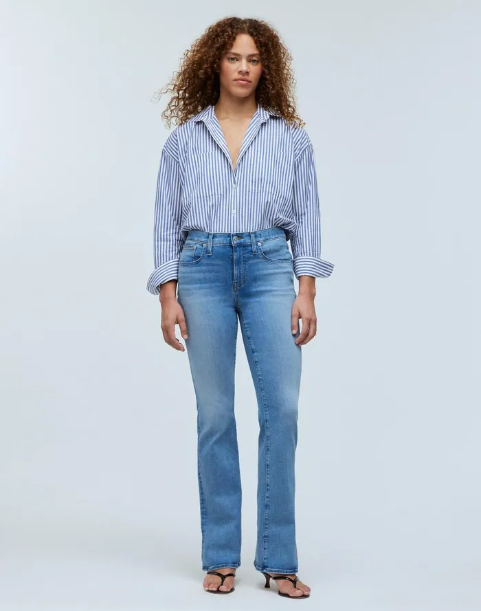 Women Jeans Madewell Kick Out FullLength Jeans