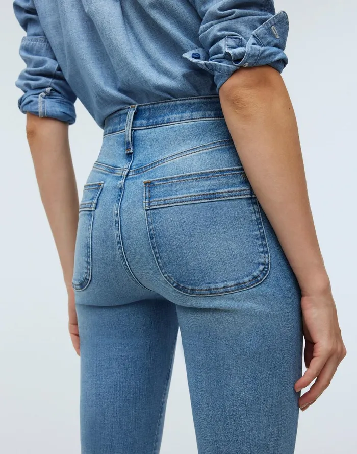 Women Jeans Madewell Kick Out FullLength Jeans