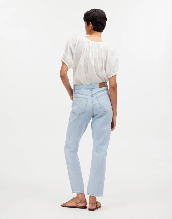 Women Jeans Madewell The 03990s Straight Crop Jean