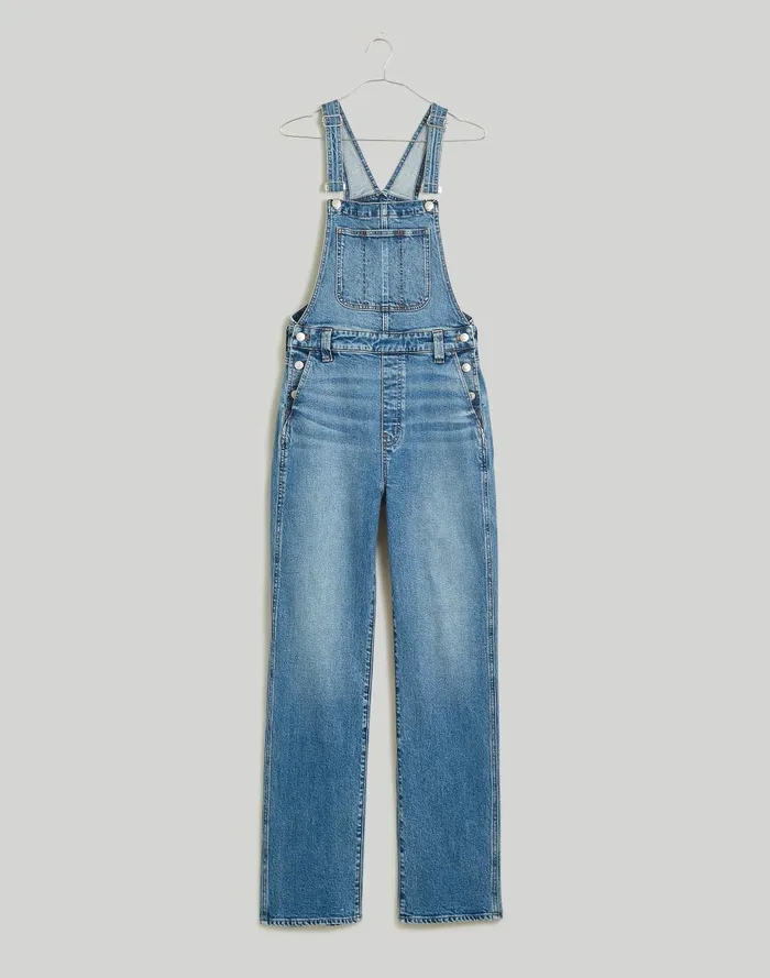 Women Jeans Madewell The 03990s Straight Overalls In Fawnbrook Wash