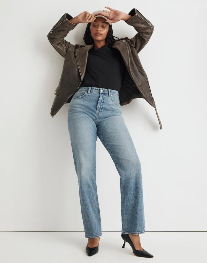 Women Jeans Madewell The Curvy 03990s Straight Jean