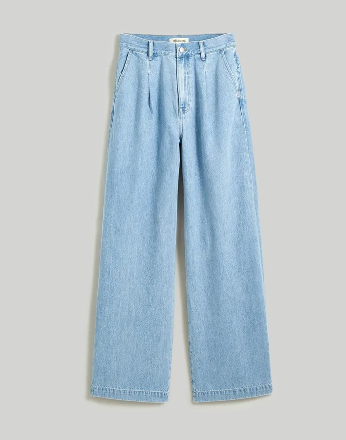 Women Jeans Madewell The Harlow WideLeg Jean Airy Denim Edition