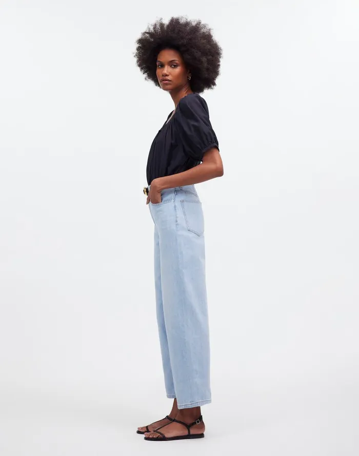 Women Jeans Madewell The Perfect Vintage WideLeg Crop Jean