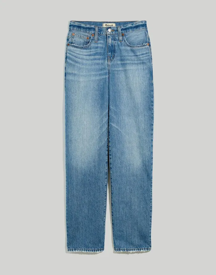 Women Jeans Madewell X Donni LowRise Loose Jeans In Mathison Wash