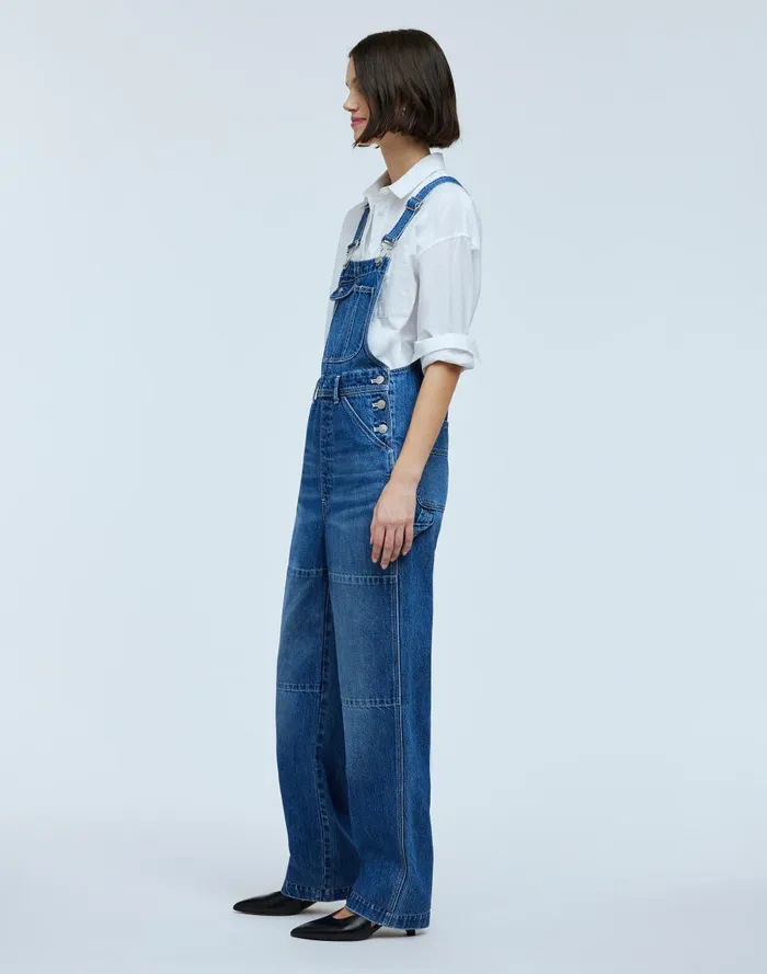 Women Jeans Madewell X Kaihara Denim Oversized Carpenter Overalls