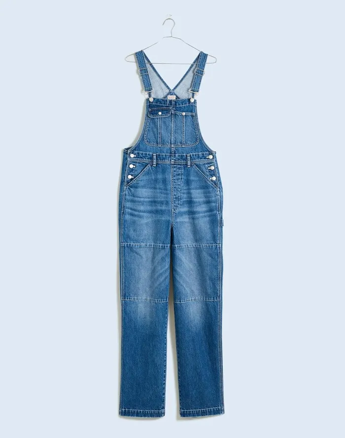 Women Jeans Madewell X Kaihara Denim Oversized Carpenter Overalls