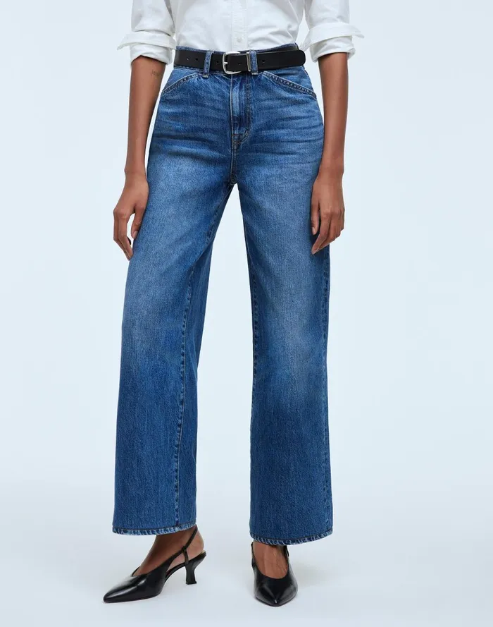 Women Jeans Madewell X Kaihara SuperwideLeg Jeans