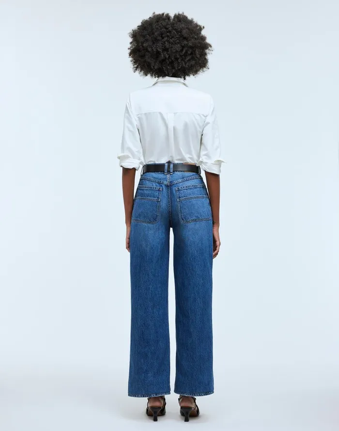 Women Jeans Madewell X Kaihara SuperwideLeg Jeans