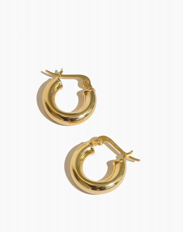 Women Jewelry Madewell BYCHARI BABY SADE HOOP EARRINGS