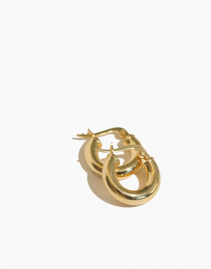 Women Jewelry Madewell BYCHARI BABY SADE HOOP EARRINGS