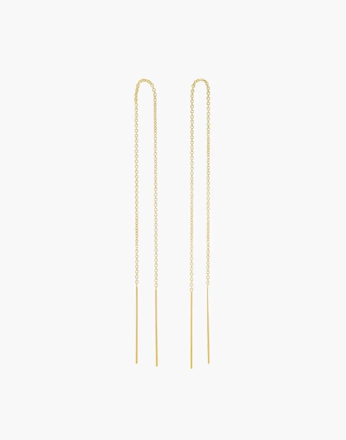 Women Jewelry Madewell BYCHARI NEEDLE and THREAD EARRINGS