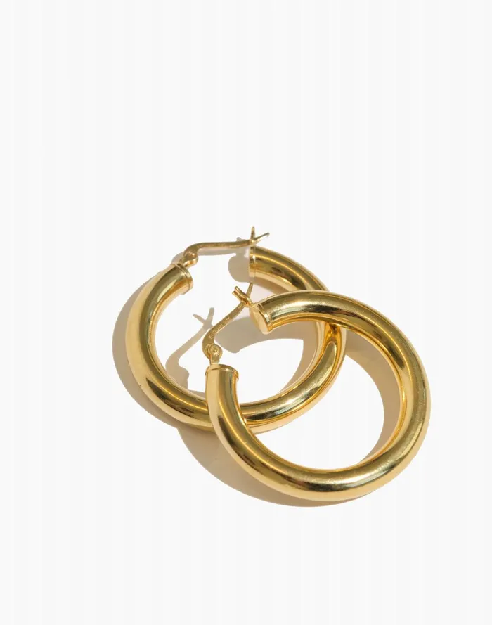 Women Jewelry Madewell BYCHARI SADE HOOP EARRINGS