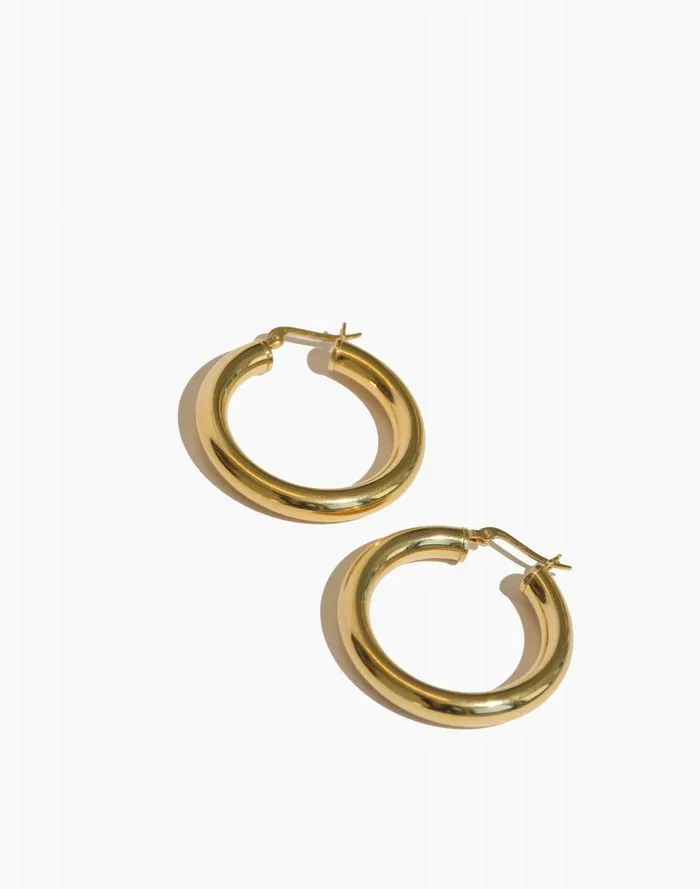 Women Jewelry Madewell BYCHARI SADE HOOP EARRINGS