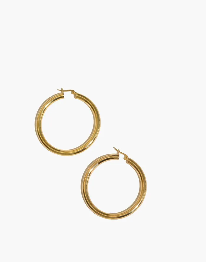 Women Jewelry Madewell BYCHARI SADE L HOOP EARRINGS
