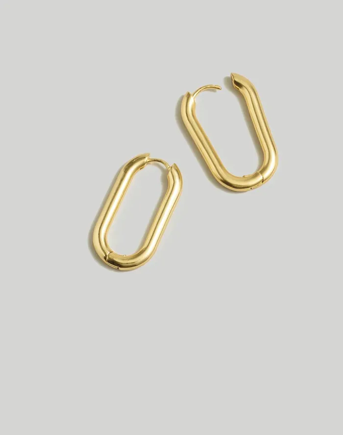 Women Jewelry Madewell Carabiner Large Hoop Earrings