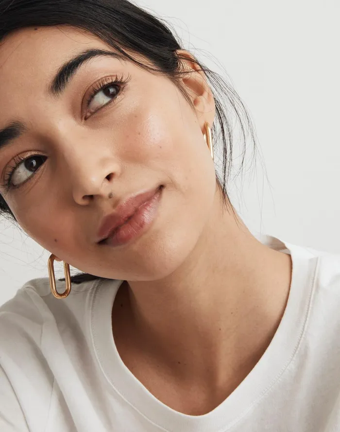 Women Jewelry Madewell Carabiner Large Hoop Earrings