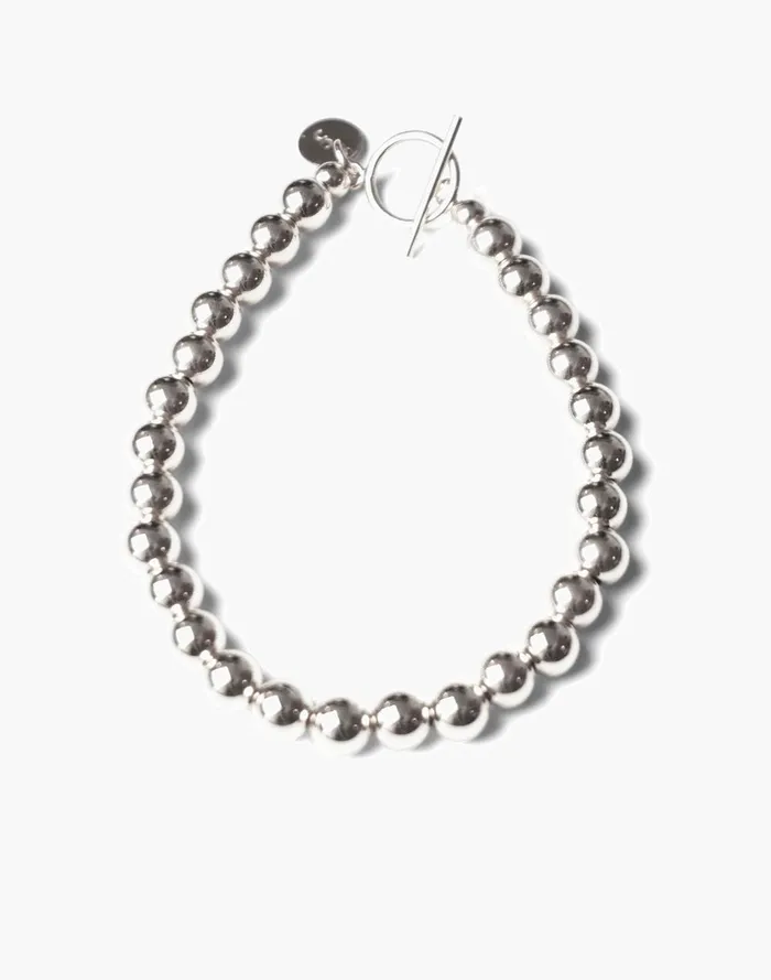 Women Jewelry Madewell Charlotte Cauwe Studio Bead Bracelet In Sterling Silver