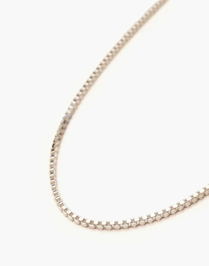 Women Jewelry Madewell CHARLOTTE CAUWE STUDIO Box Chain Necklace In Sterling Silver