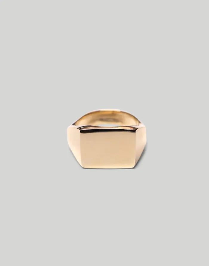 Women Jewelry Madewell CHARLOTTE CAUWE STUDIO Delicate Signet Ring In Brass