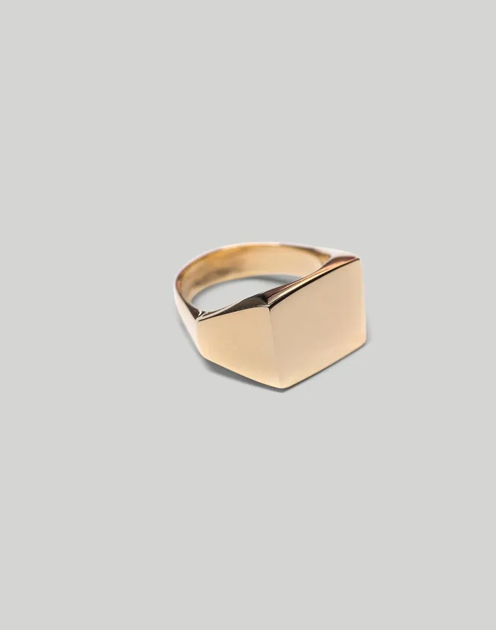 Women Jewelry Madewell CHARLOTTE CAUWE STUDIO Delicate Signet Ring In Brass